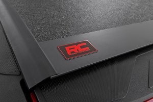 Toyota Tundra Bed Cover - Rough Country - Hard Low Profile, Tri-Fold, Cargo Management - '22-'25 Toyota Tundra Bed Cover - Rough Country - Hard Low Profile, Tri-Fold, Cargo Management - '22-'25